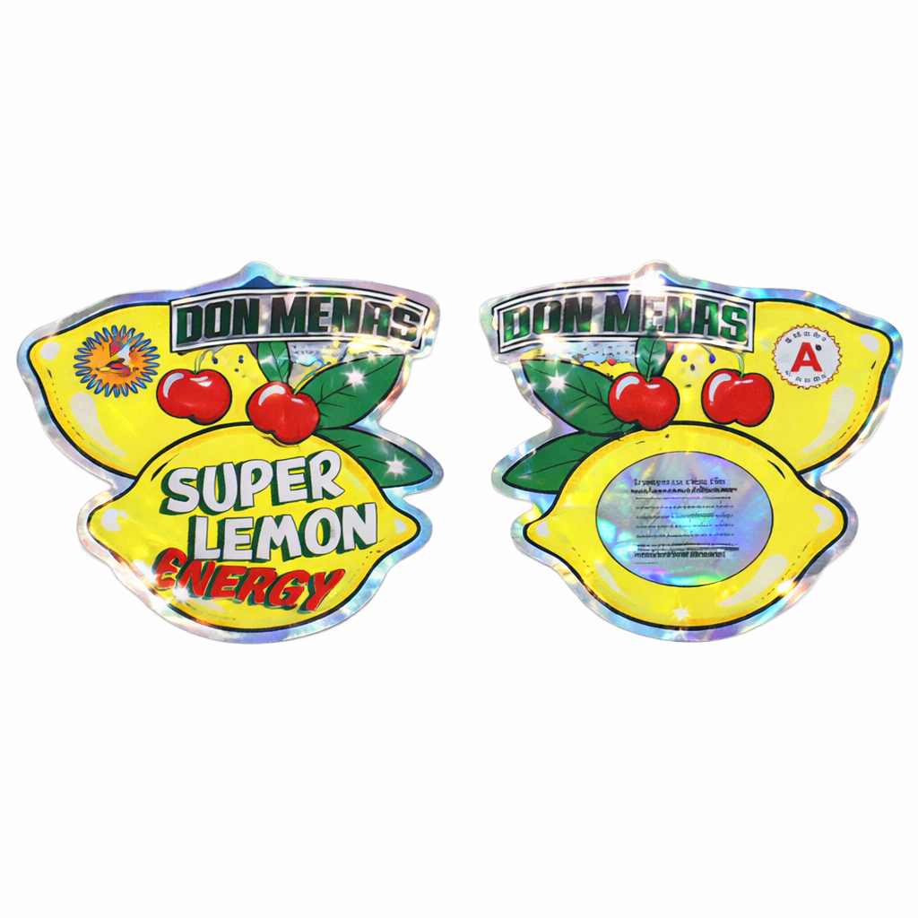 Custom Shape "Super Lemon" Doypack