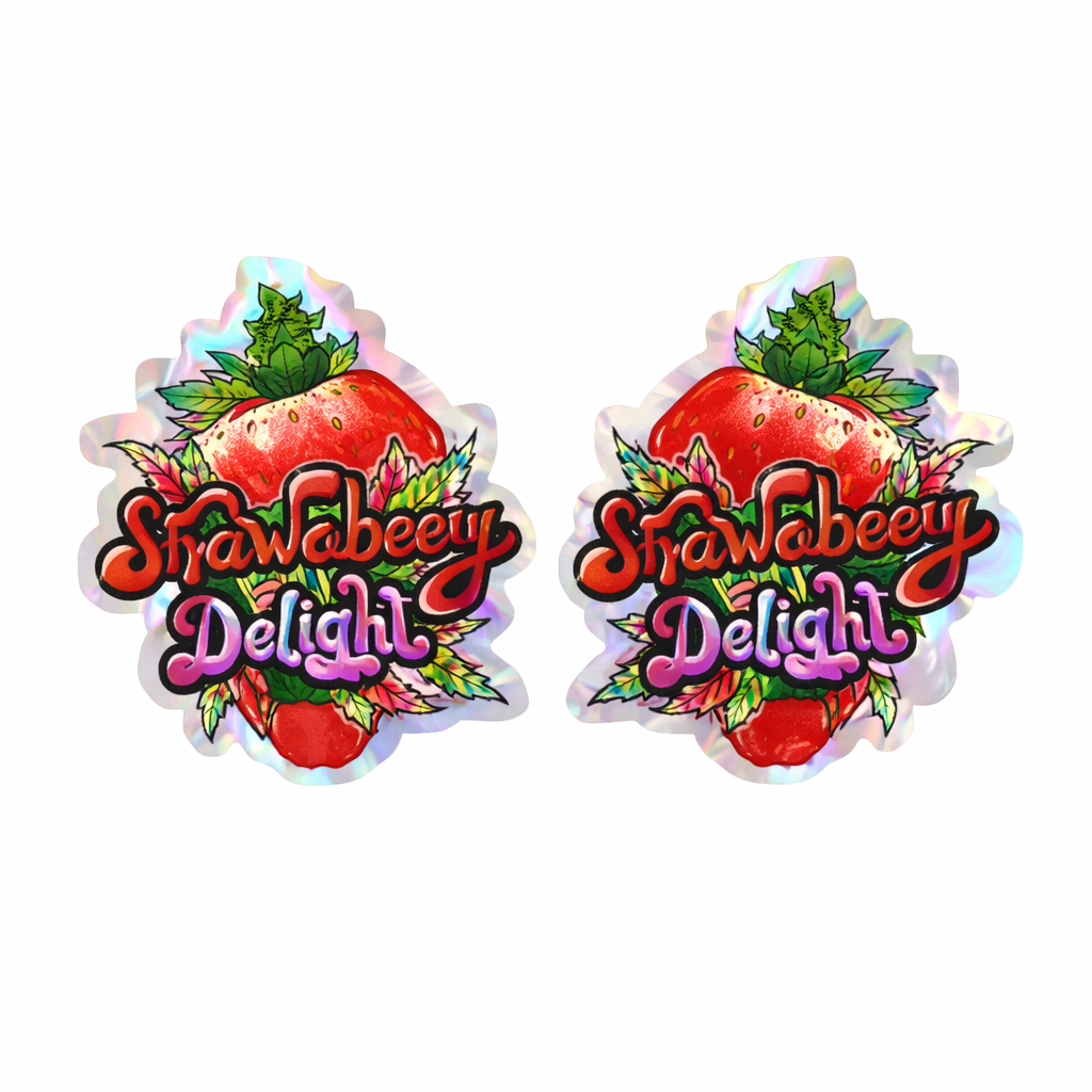 Custom Shape "STRAWBERRY" Doypack