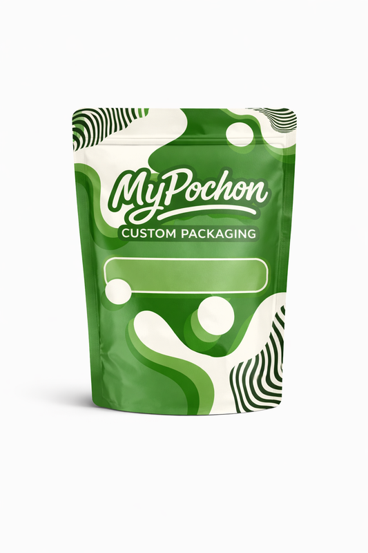 Custom Doypack with Zip 12x17+7cm