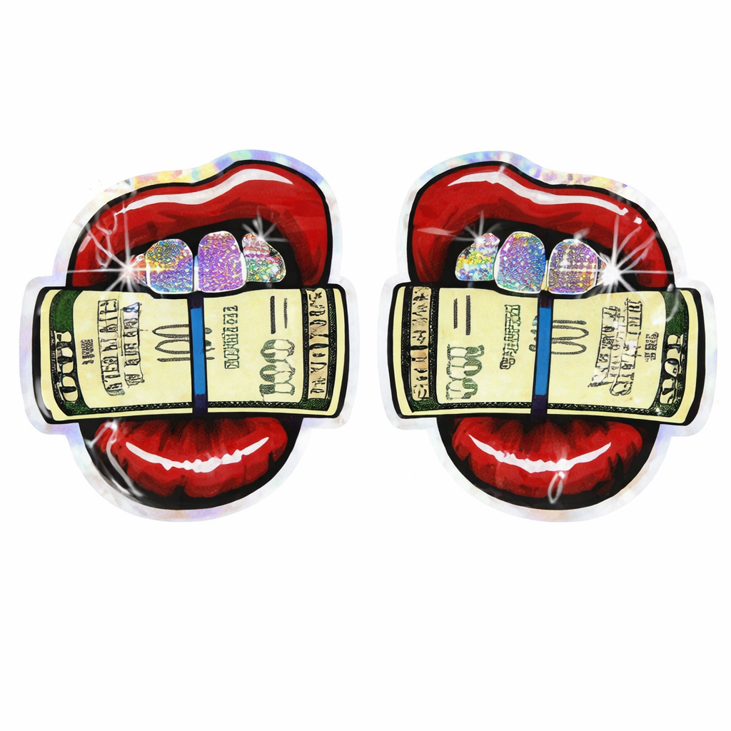 Custom Shape "Money Lips" Doypack